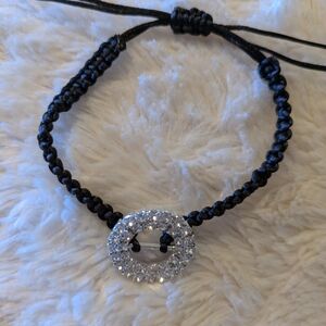 Elegant Black and Silver Women's Bracelet 2 Bracelets